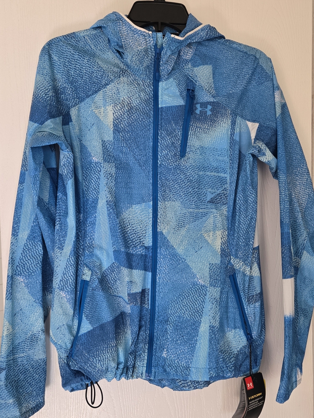 Under Armour Blue Hooded Windbreaker Jacket